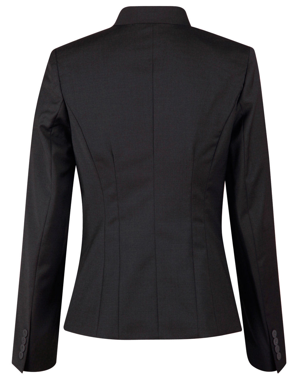 Winning Spirit -Ladies’ Wool Blend Stretch Reverse Lapel Jacket-M9202