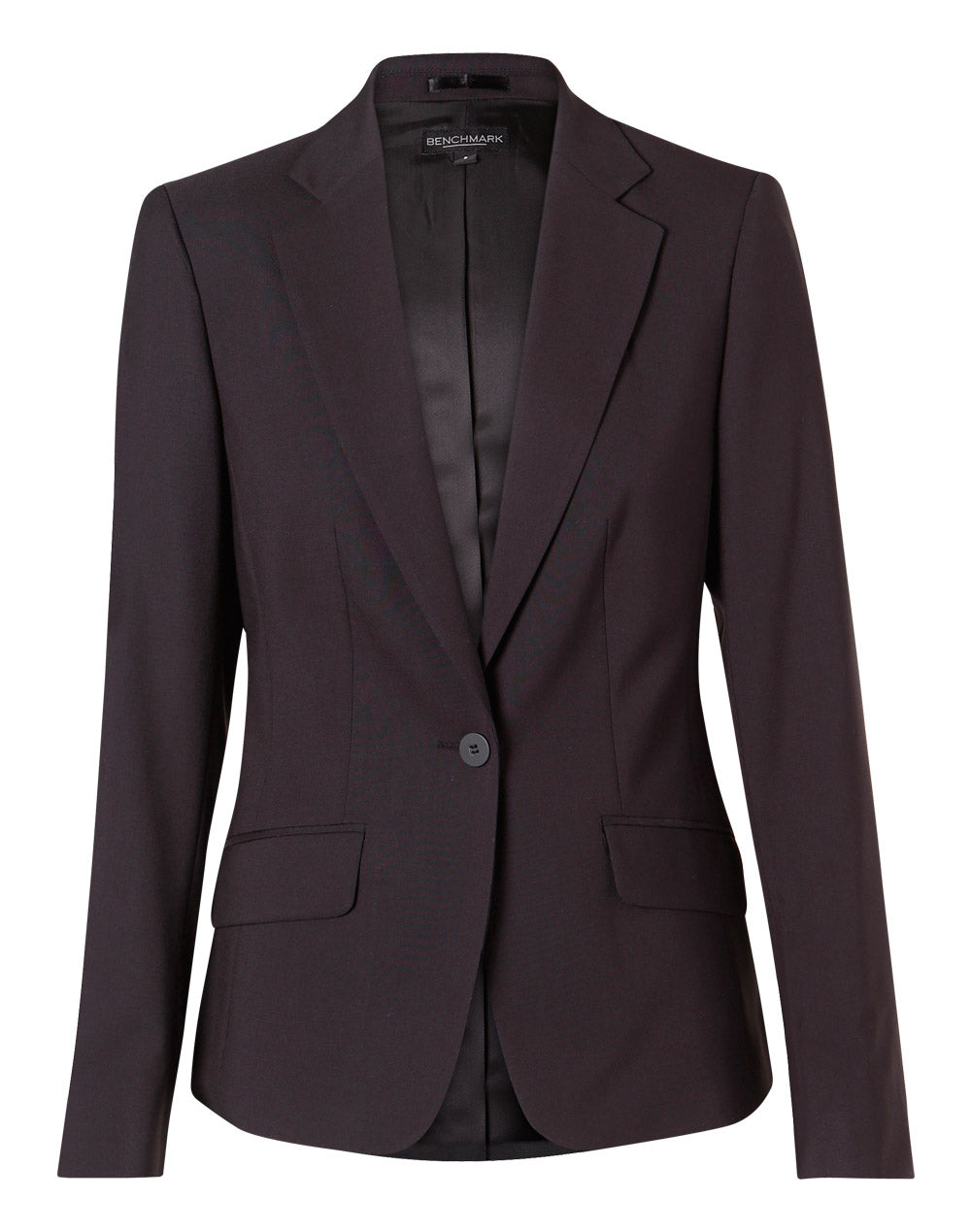 Winning Spirit-Women's Poly/Viscose Stretch One Button Cropped Jacket-M9205