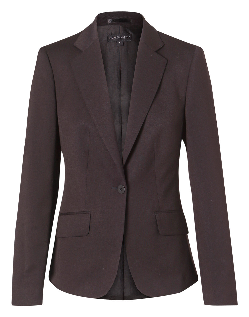 Winning Spirit-Women's Poly/Viscose Stretch One Button Cropped Jacket-M9205