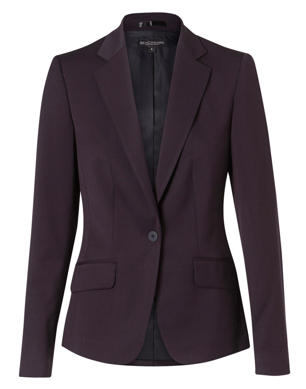Winning Spirit-Women's Poly/Viscose Stretch One Button Cropped Jacket-M9205