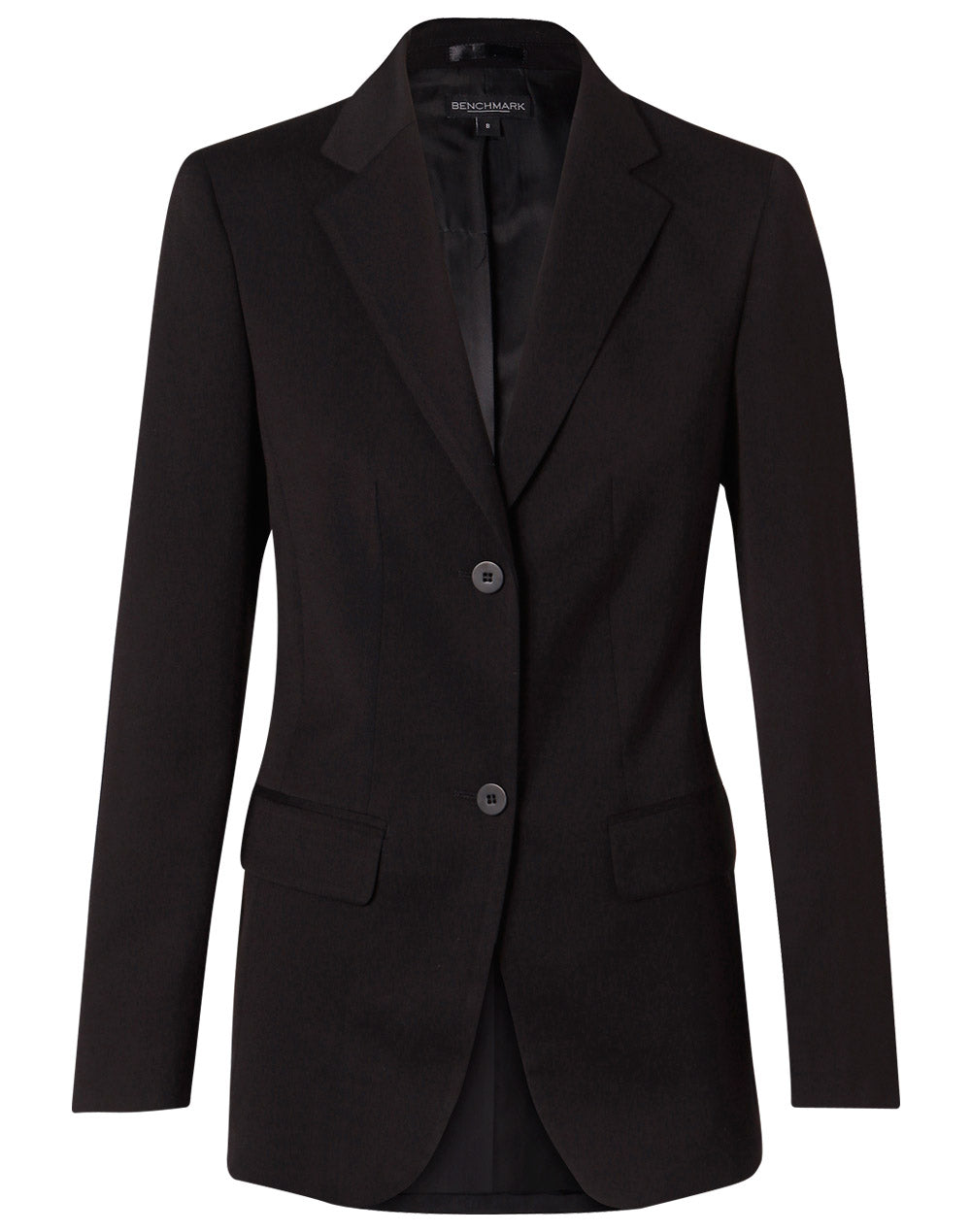 Winning Spirit-Women's Poly/Viscose Stretch Two Buttons Mid Length Jacket-M9206