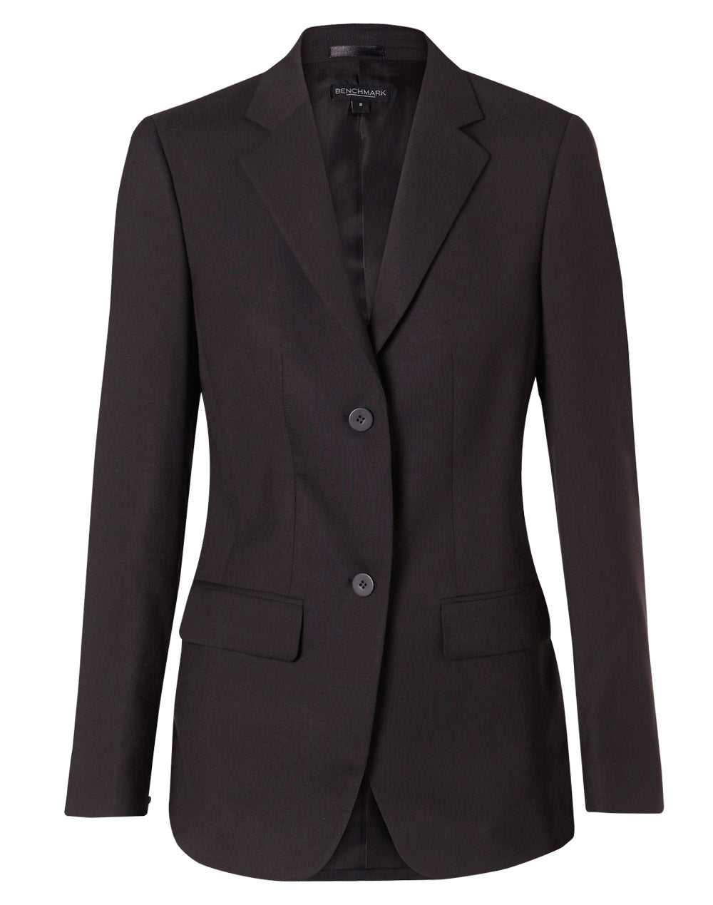 Winning Spirit-Women's Poly/Viscose Stretch Two Buttons Mid Length Jacket-M9206