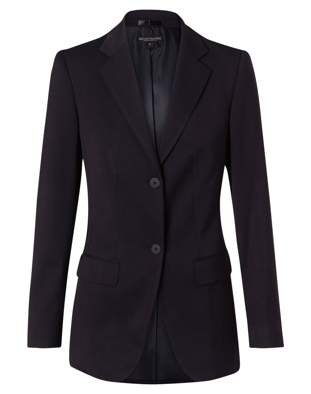 Winning Spirit-Women's Poly/Viscose Stretch Two Buttons Mid Length Jacket-M9206