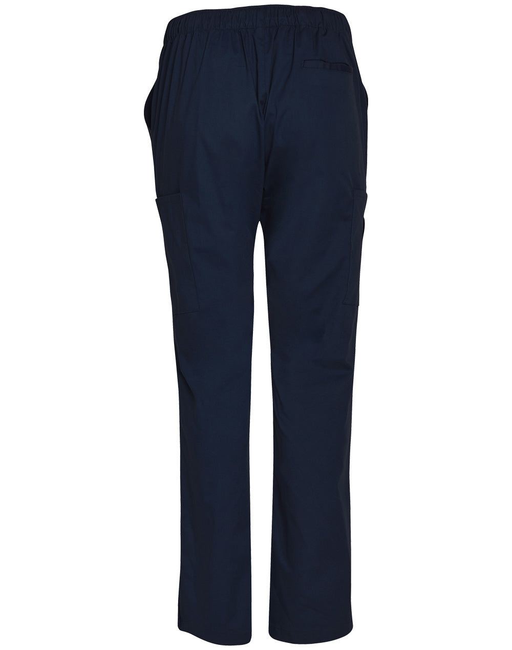 Winning Spirit-Mens Semi-Elastic Waist Tie Soild Colour Scrub Pants-M9710