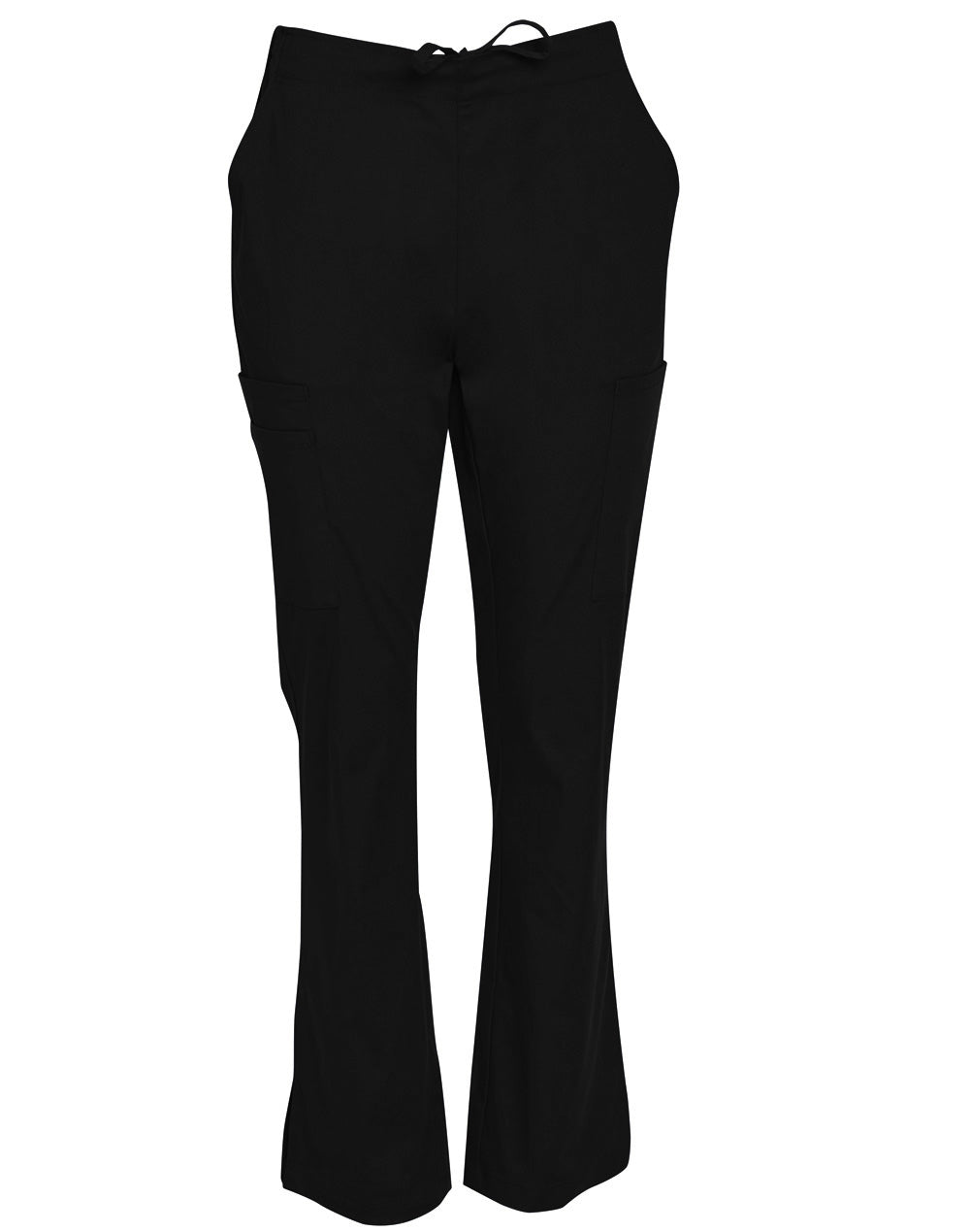 Benchmark M9720 Ladies Semi-Elastic Waist Tie Solid Color Scrub Pants