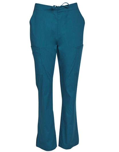 Benchmark M9720 Ladies Semi-Elastic Waist Tie Solid Color Scrub Pants - Star Uniforms Australia