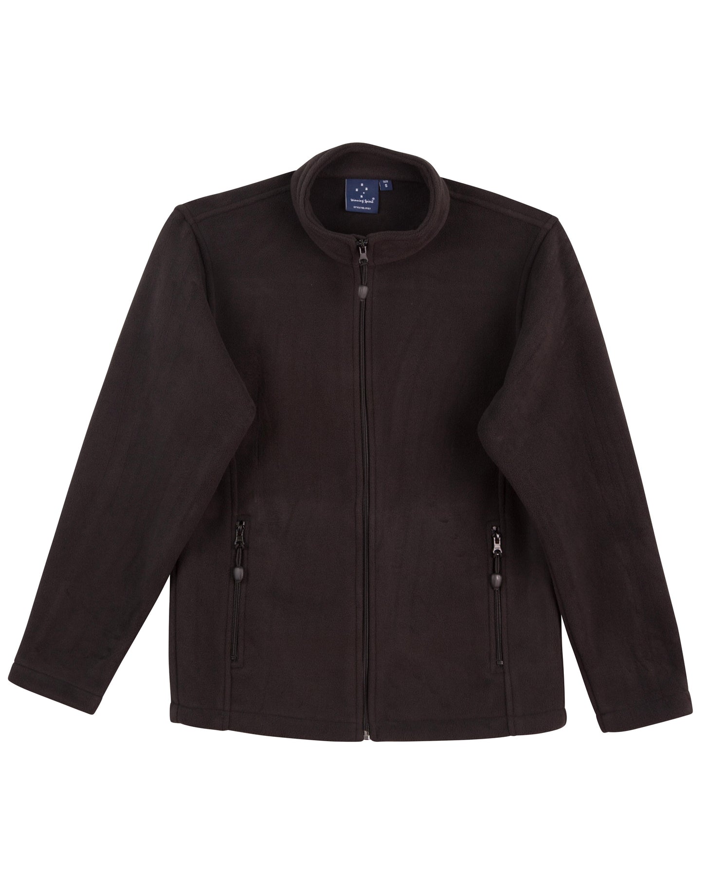 Winning Spirit -Men's Bonded Polar Fleece Full Zip Fitted Jacket-PF07