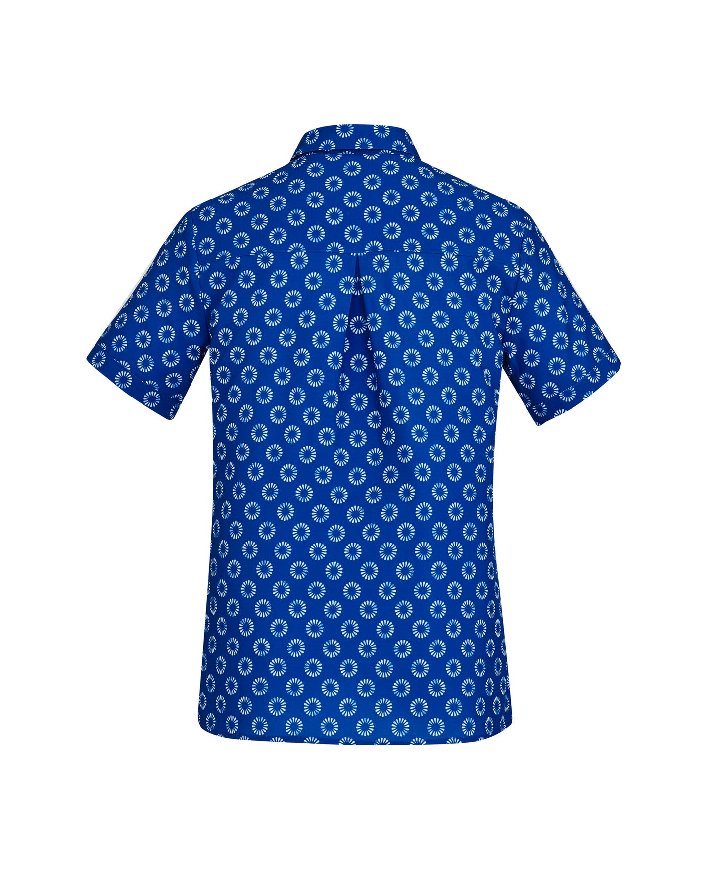Biz Care Womens Easy Stretch Daisy Print Short Sleeve Shirt Cs948Ls - Star Uniforms Australia