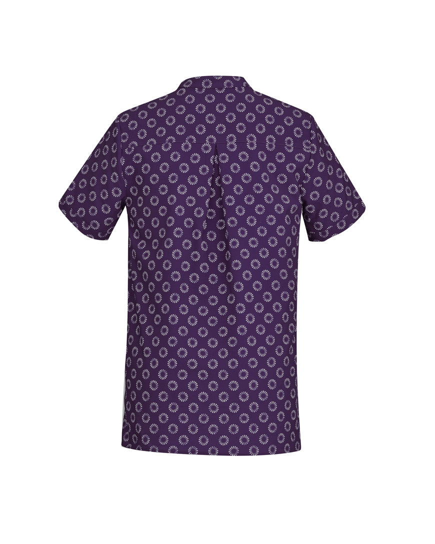 Biz Care Womens Easy Stretch Daisy Print Tunic CS950LS