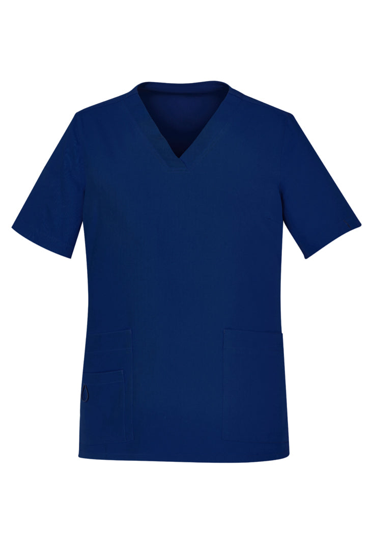 Biz Care Womens Easy Fit V-Neck Scrub Top CST941LS - Star Uniforms Australia