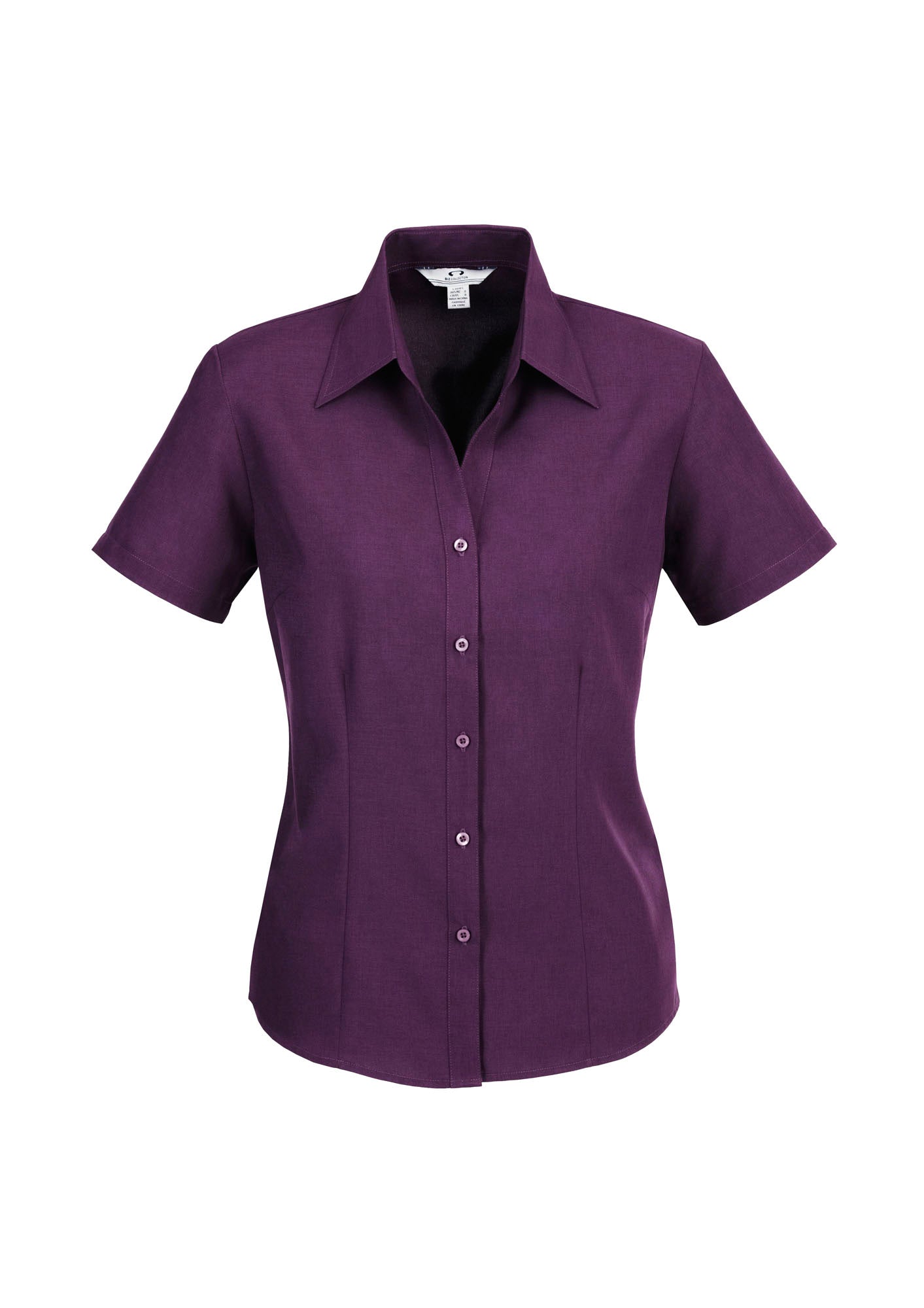 Biz Care Ladies Plain Oasis Short Sleeve Shirt LB3601 - Star Uniforms Australia
