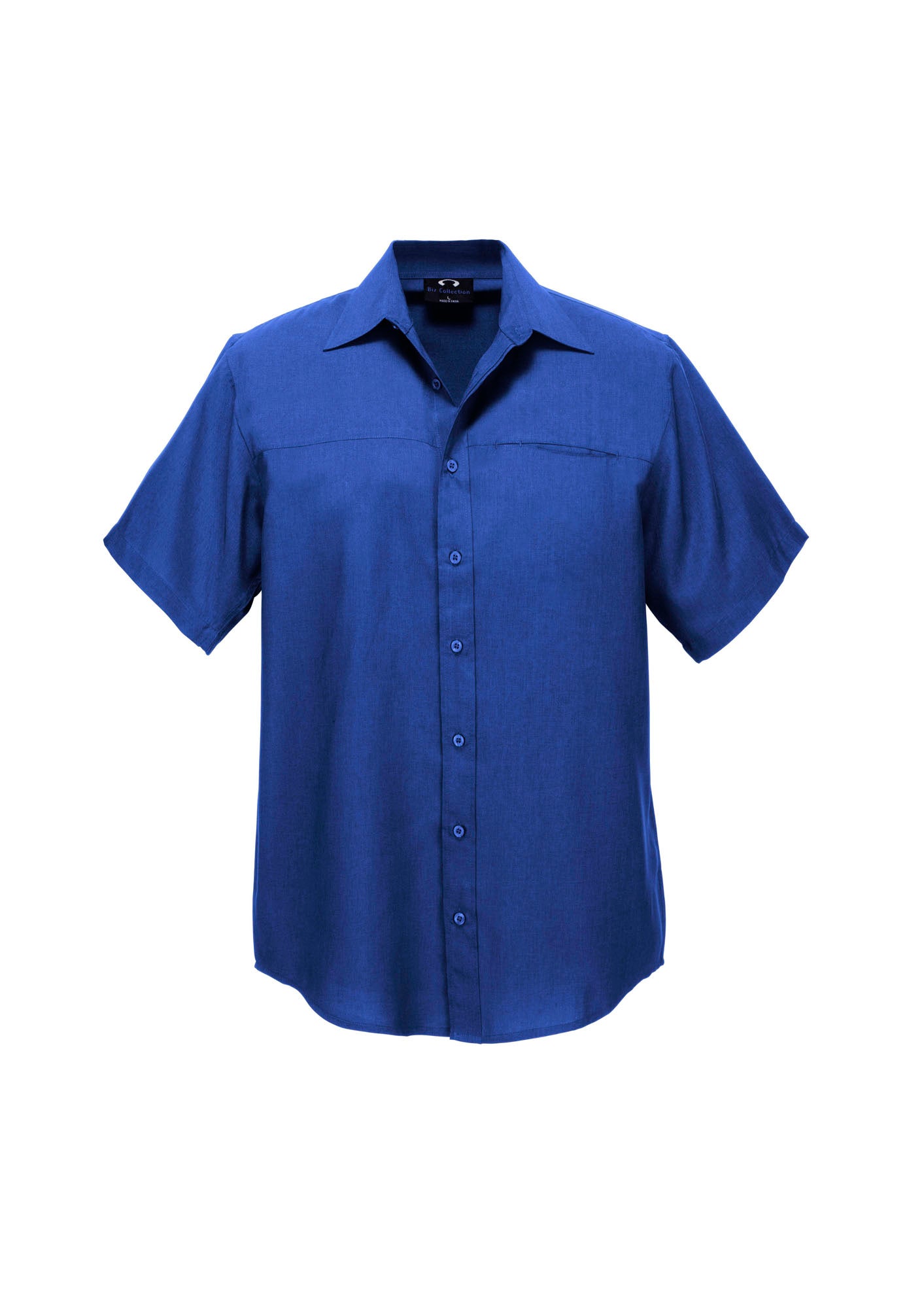 Biz Care Mens Plain Oasis Short Sleeve Shirt SH3603 - Star Uniforms Australia