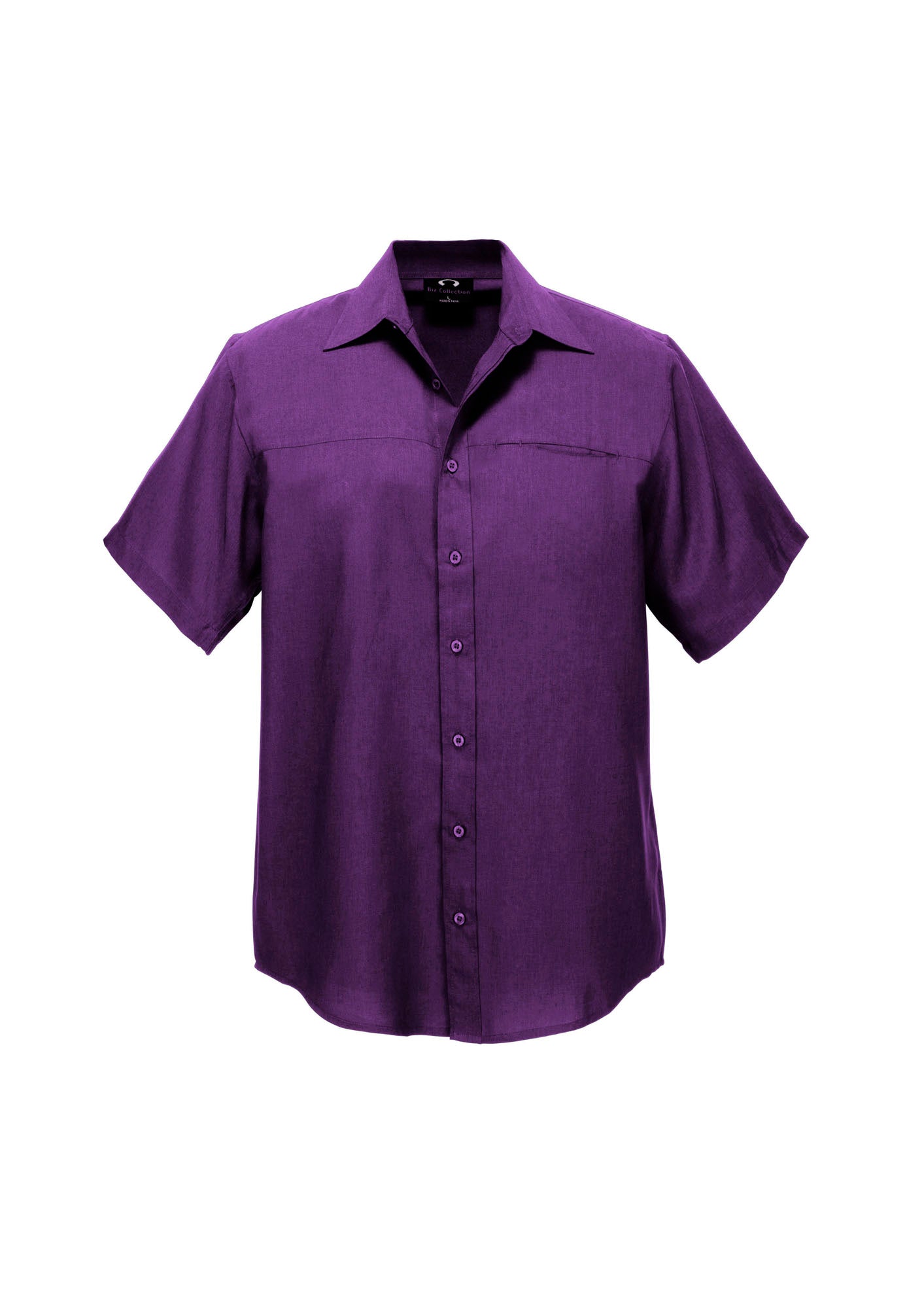 Biz Care Mens Plain Oasis Short Sleeve Shirt SH3603 - Star Uniforms Australia