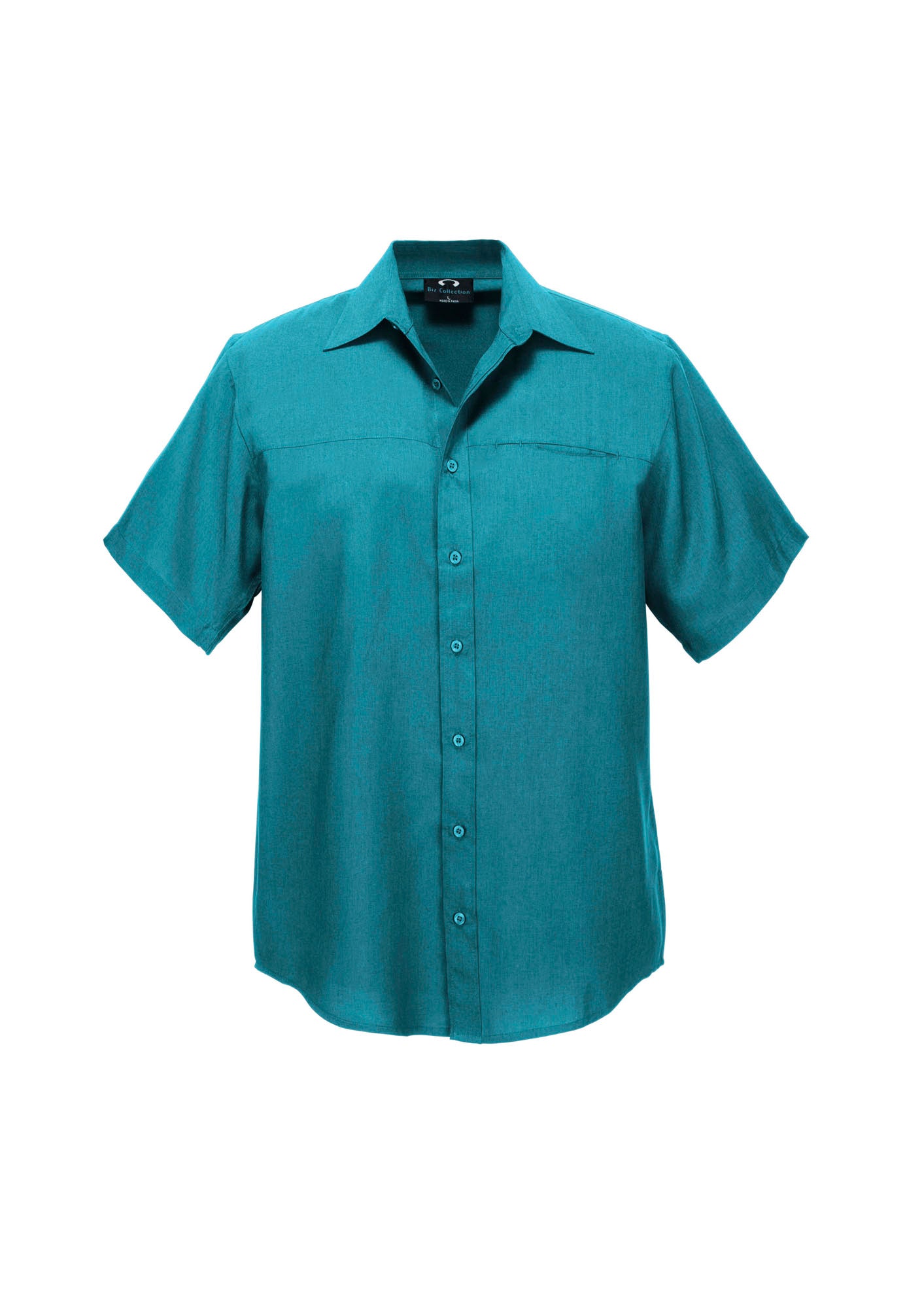 Biz Care Mens Plain Oasis Short Sleeve Shirt SH3603 - Star Uniforms Australia