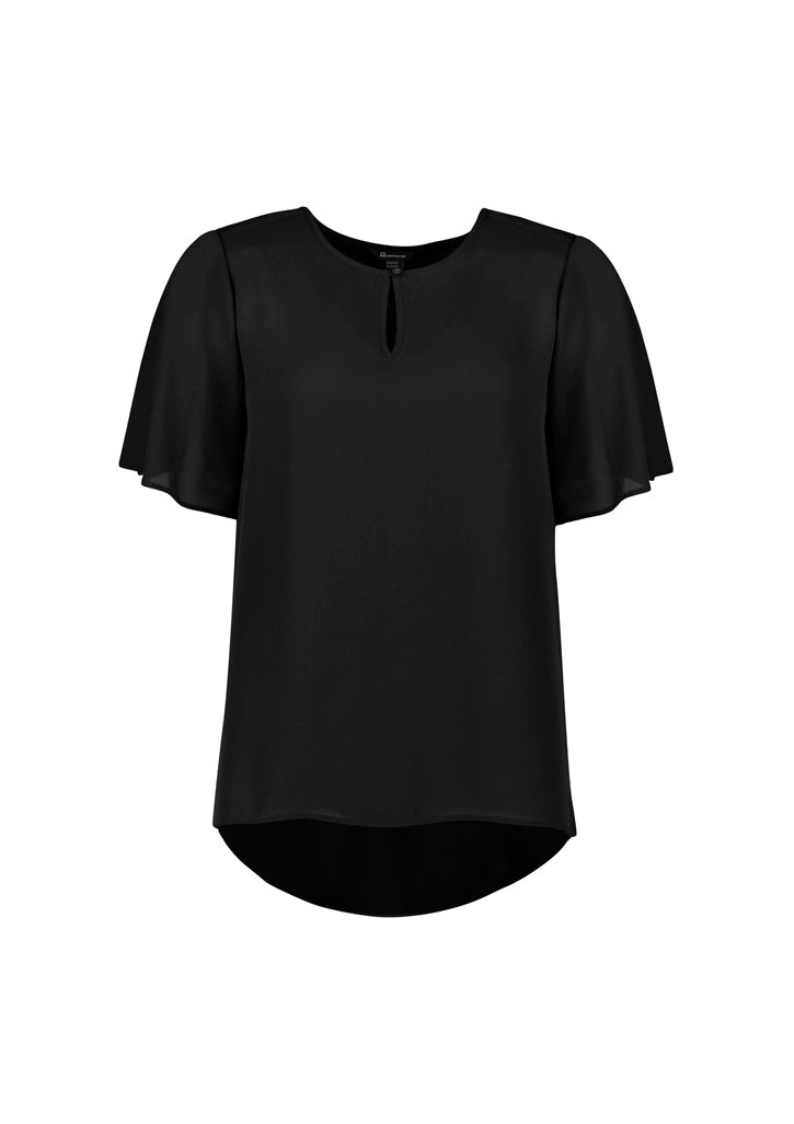 Biz Corporates - Vienna Womens Short Sleeve Blouse - RB261LS