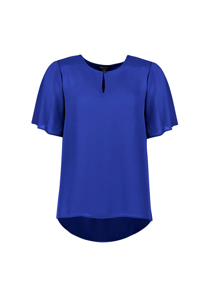 Biz Corporates - Vienna Womens Short Sleeve Blouse - RB261LS