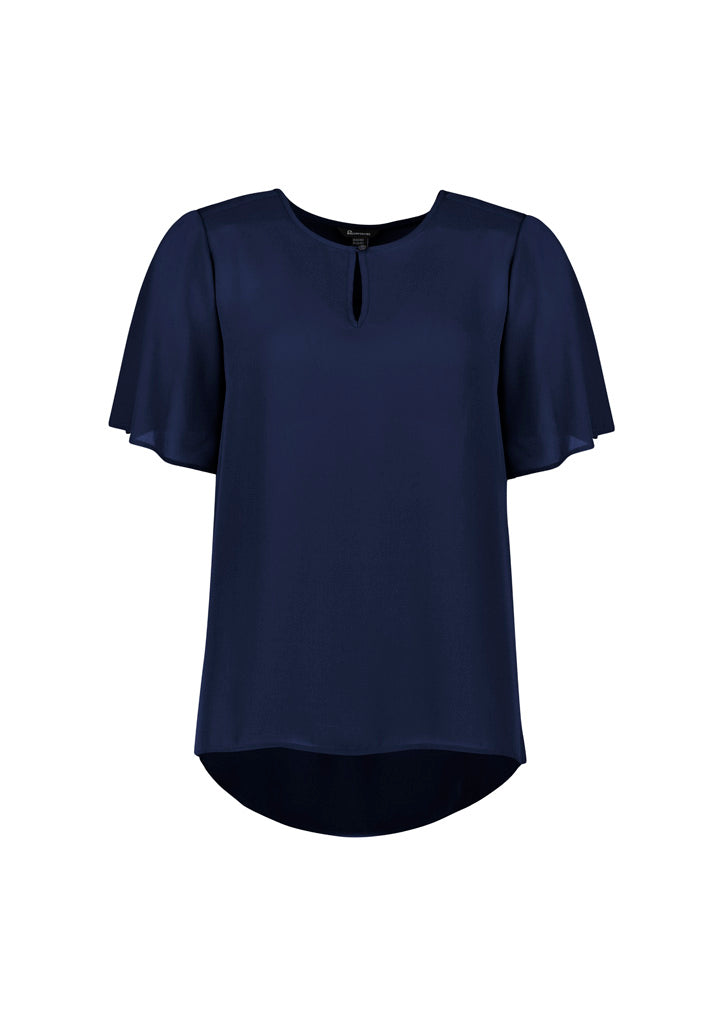 Biz Corporates - Vienna Womens Short Sleeve Blouse - RB261LS