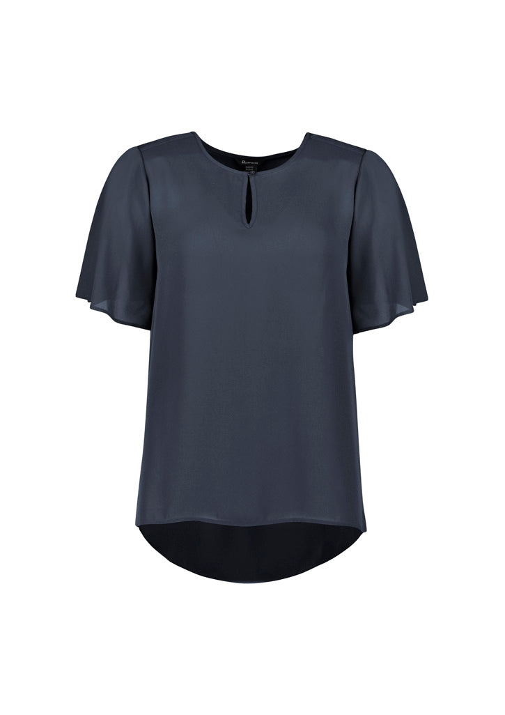 Biz Corporates - Vienna Womens Short Sleeve Blouse - RB261LS