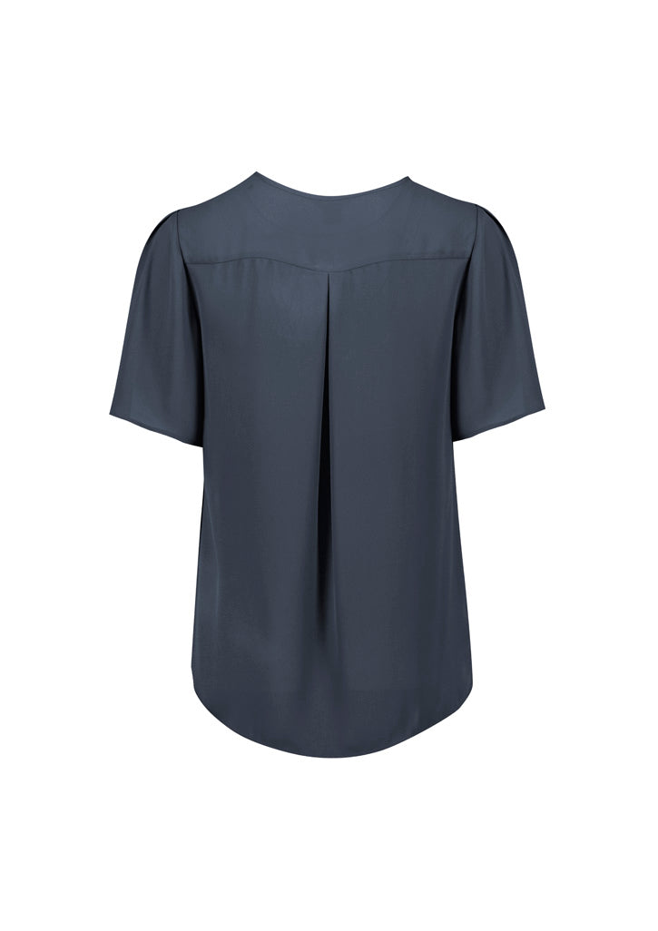Biz Corporates - Vienna Womens Short Sleeve Blouse - RB261LS