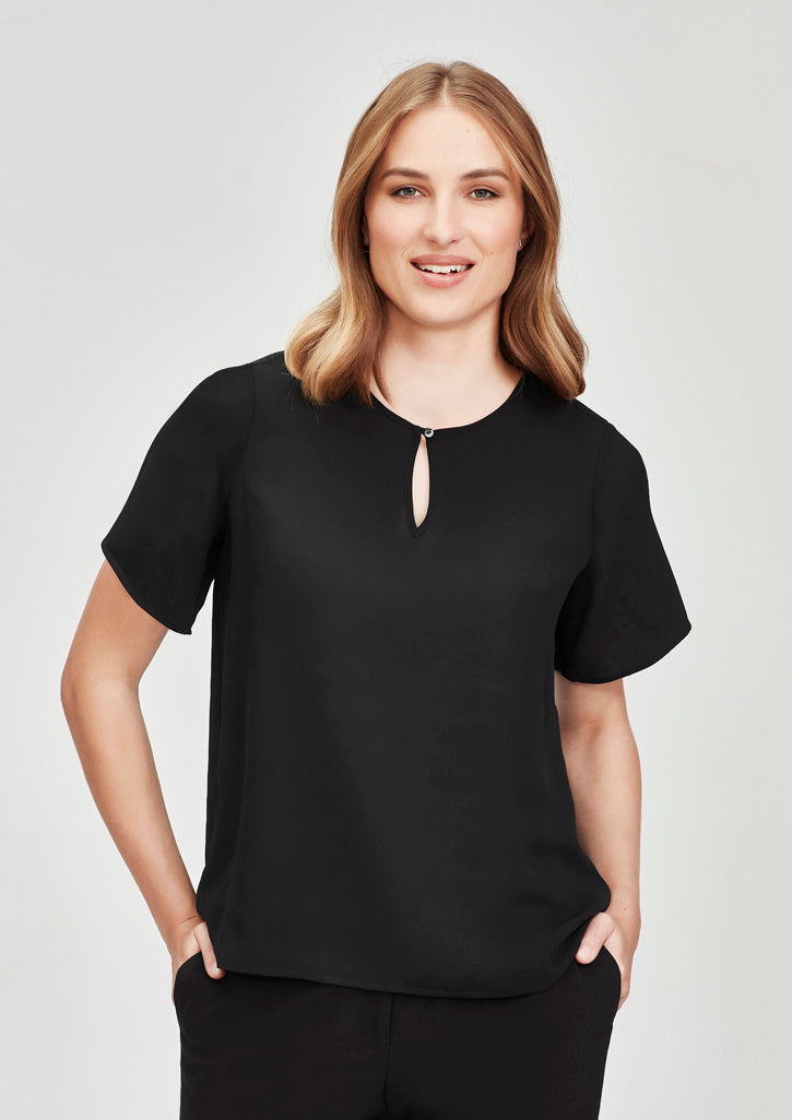 Biz Corporates - Vienna Womens Short Sleeve Blouse - RB261LS