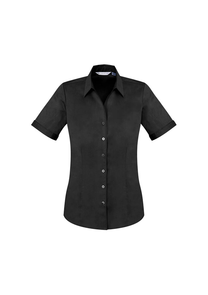 Biz care Ladies Monaco Short Sleeve Shirts   S770LS