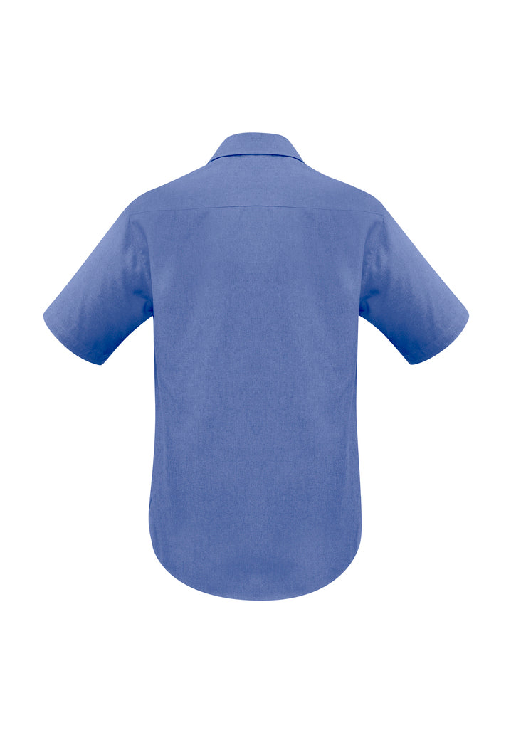 Biz Care Mens Plain Oasis Short Sleeve Shirt SH3603 - Star Uniforms Australia