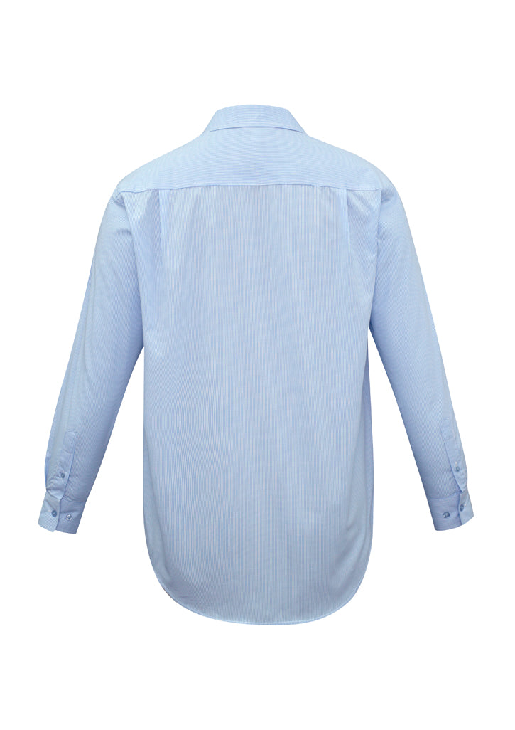 Biz Collection Mens Micro Check Long Sleeve Shirt Sh816 - Star Uniforms Australia