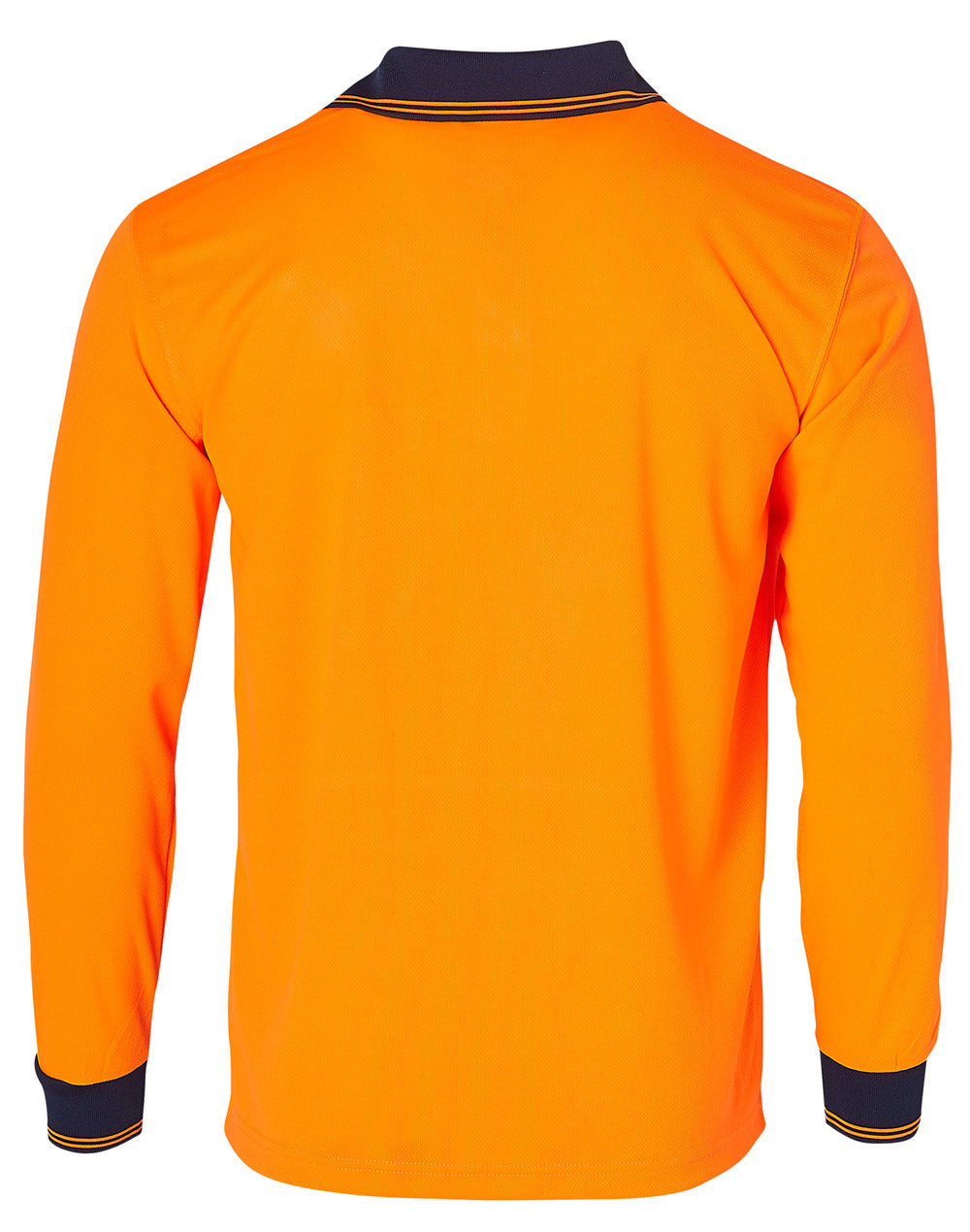 Winning Spirit-Hi Visibility Long Sleeve CoolDry Micro-mesh Safety Polo-SW05CD