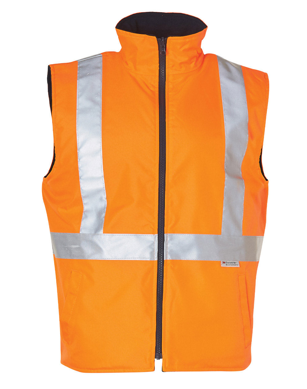 Winning Spirit-High Visibility Two Tone Vest With 3M Reflective Tapes -SW19A