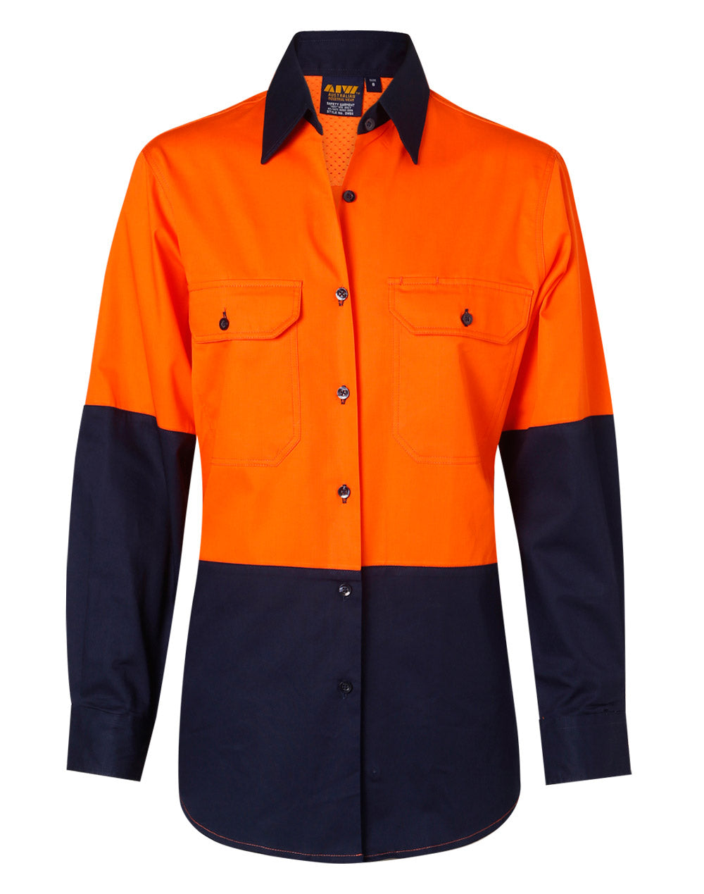 Winning Spirit-Womens Long Sleeve Hi Vis Shirts -SW64