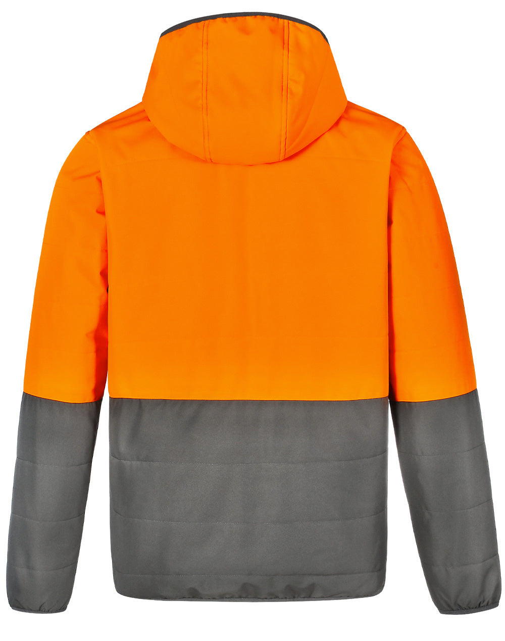 Winning Spirit-Unisex Hi Vis Modern Styling Hooded Puffer Jacket-SW80