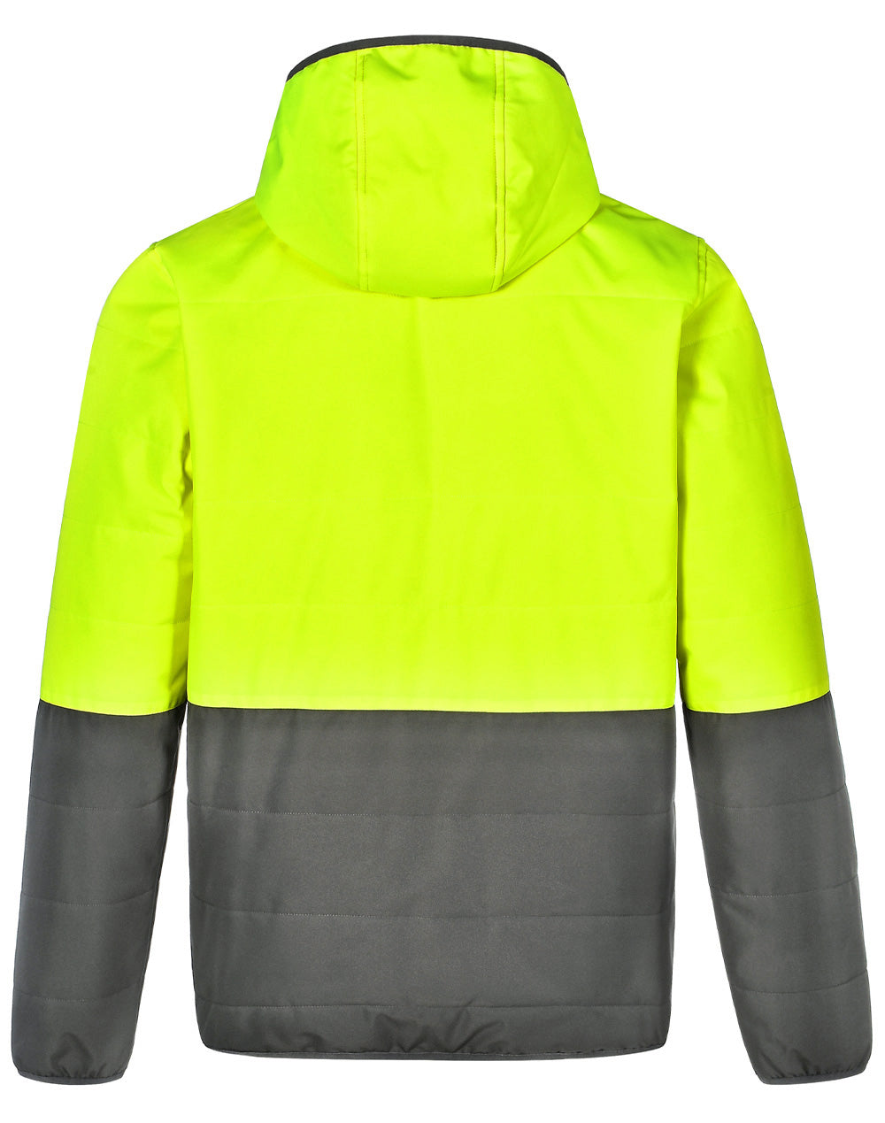 Winning Spirit-Unisex Hi Vis Modern Styling Hooded Puffer Jacket-SW80