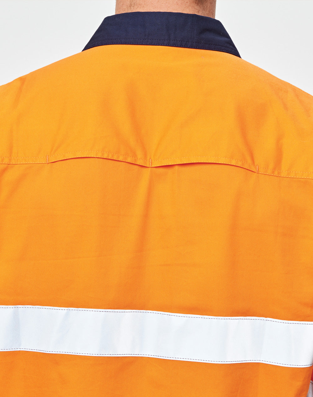 Winning Spirit-Unisex Hi Vis Cool-Breeze Safety LS Shirt (Generic Tape)-SW82