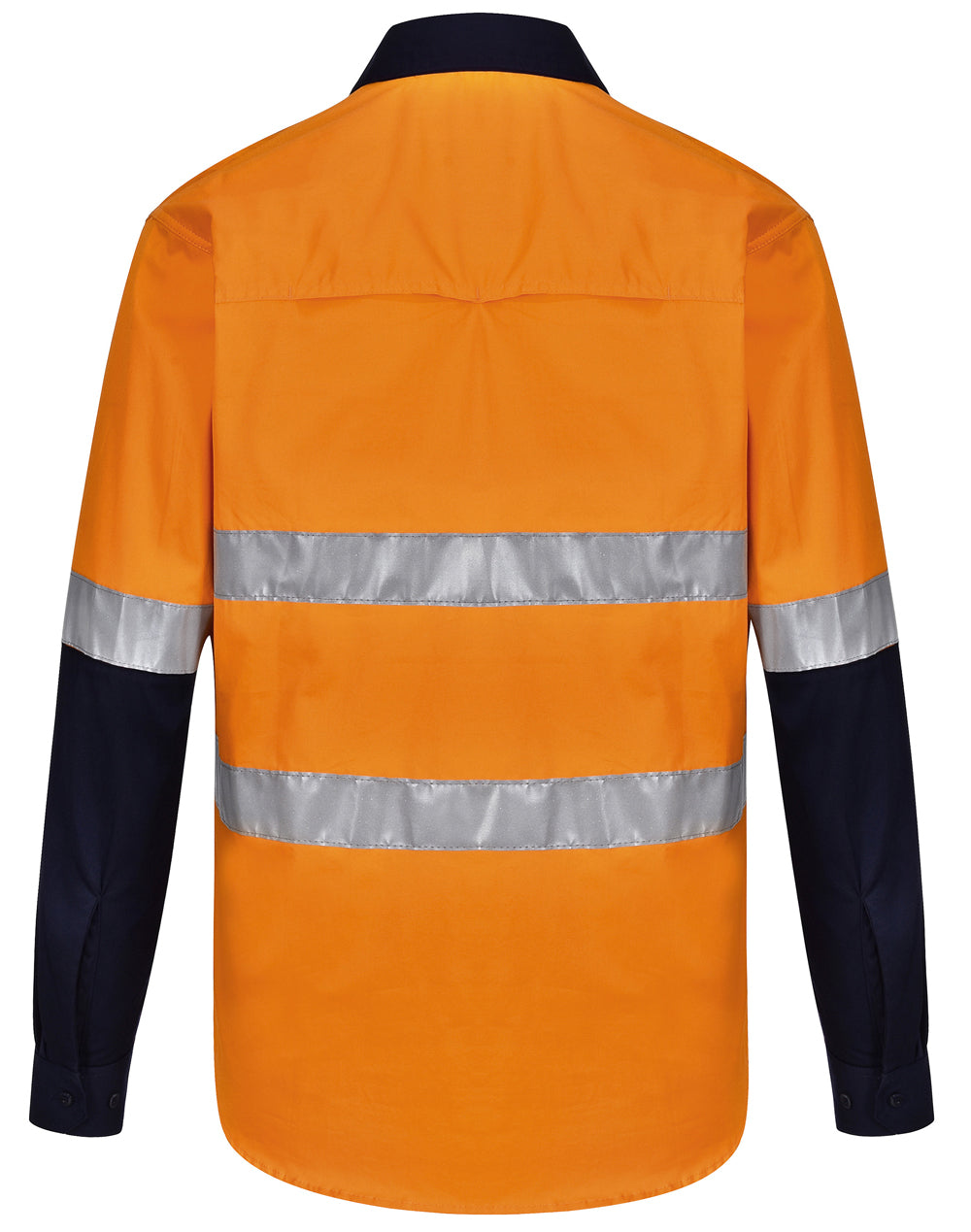 Winning Spirit-Unisex Hi Vis Cool-Breeze Safety LS Shirt (Generic Tape)-SW82