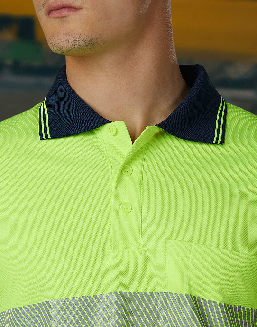 Winning Spirit Unisex Cooldry® Segmented SS Polo - SW85