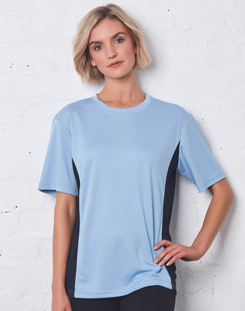 Winning Spirit- Adults' Unisex Teammate CoolDry Mesh Contrast Tee (TS12)-1