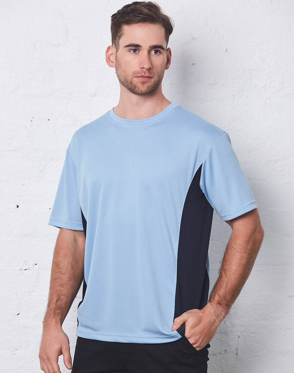 Winning Spirit- Adults' Unisex Teammate CoolDry Mesh Contrast Tee (TS12)-1