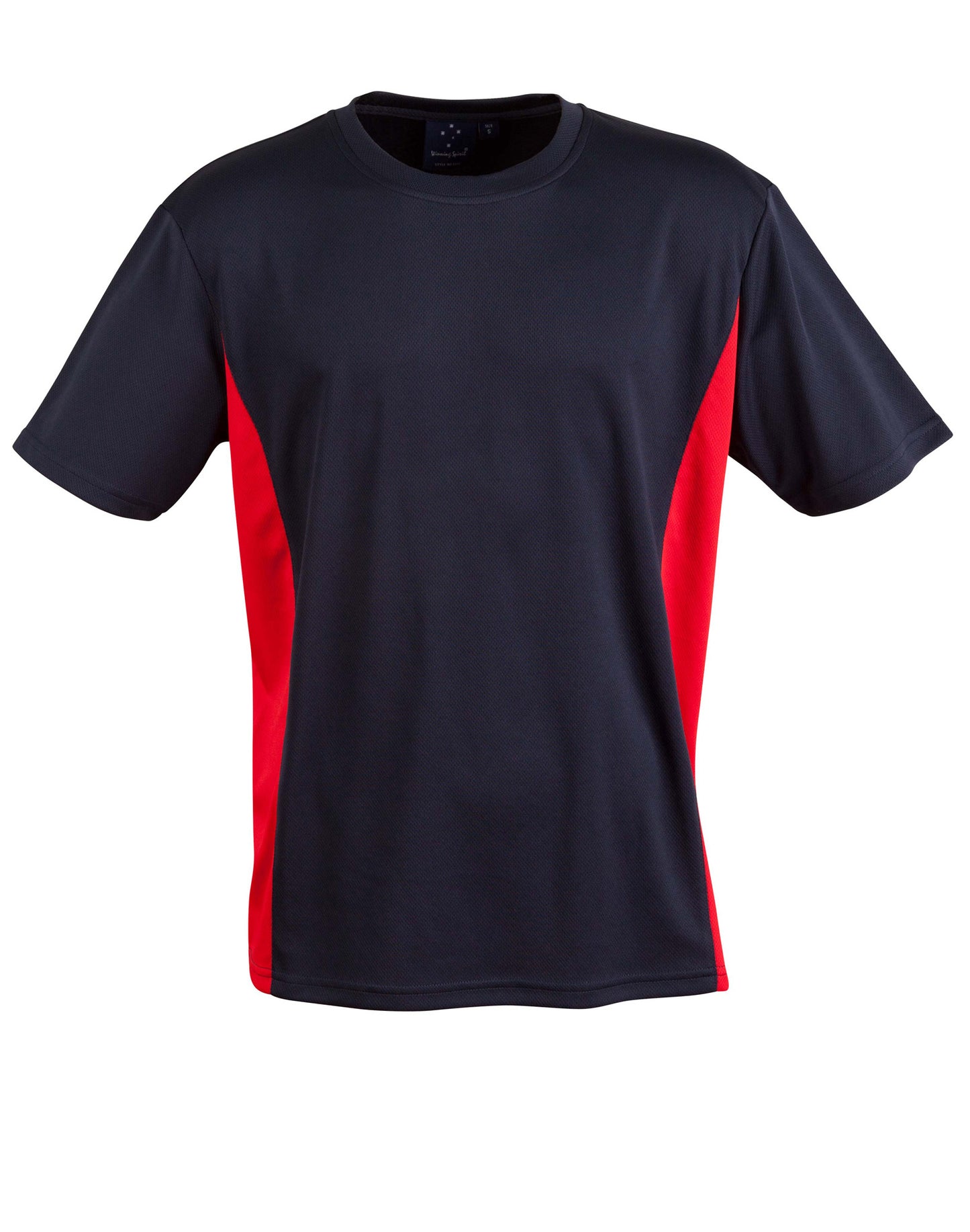 Winning Spirit- Adults' Unisex Teammate CoolDry Mesh Contrast Tee (TS12)-1