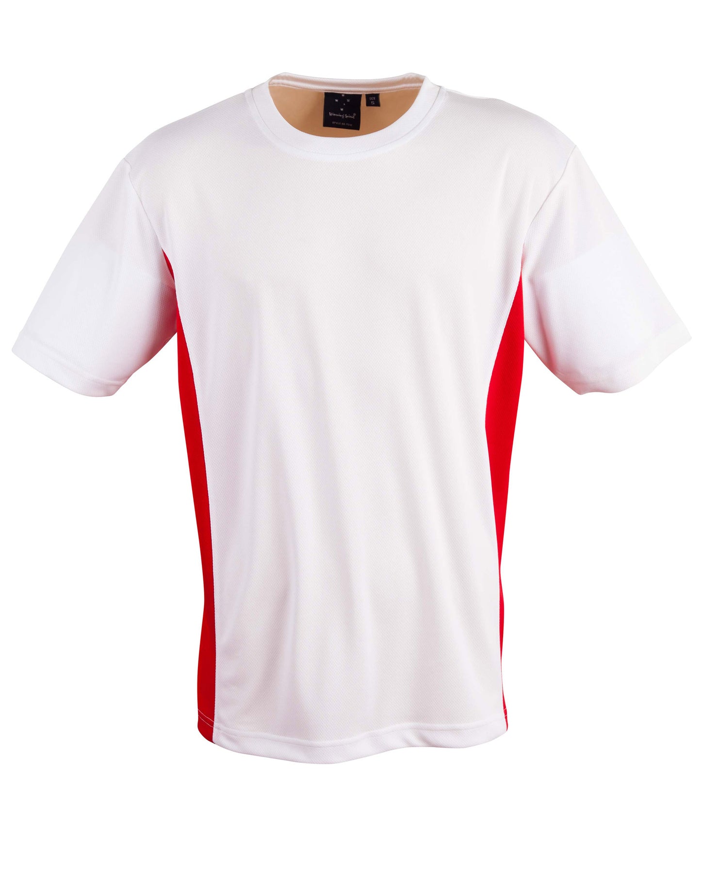 Winning Spirit -Adults' Unisex Teammate CoolDry Mesh Contrast Tee (TS12)-2
