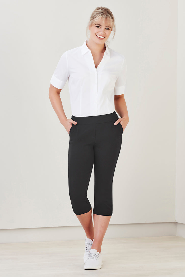 Biz Care-Womens Jane 3/4 Length Stretch Pant-CL040LL