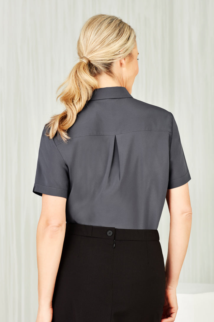 Biz Care Womens Easy Stretch Short Sleeve Shirt CS947LS - Star Uniforms Australia