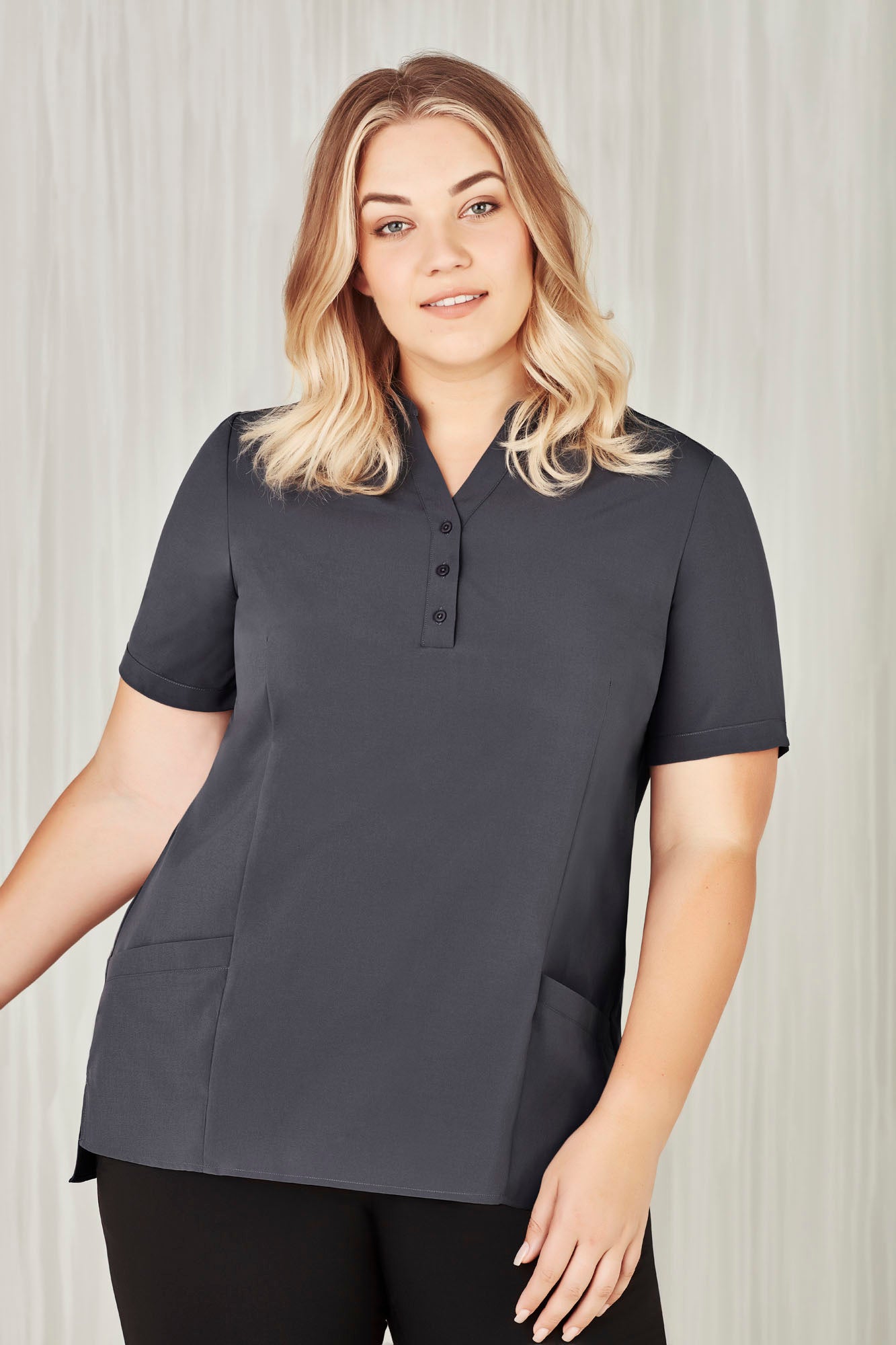 Biz Care Womens Easy Stretch Tunic CS949LS - Star Uniforms Australia