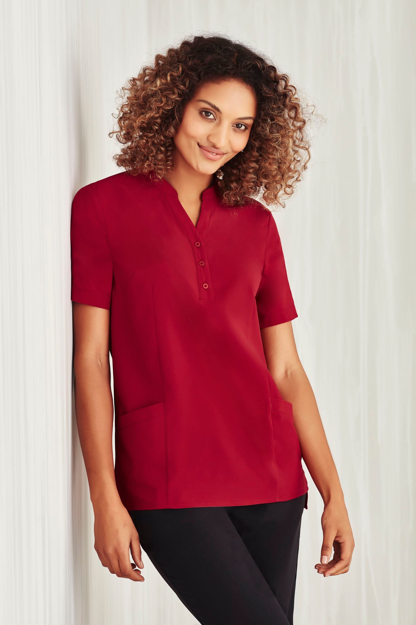 Biz Care Womens Easy Stretch Tunic CS949LS - Star Uniforms Australia
