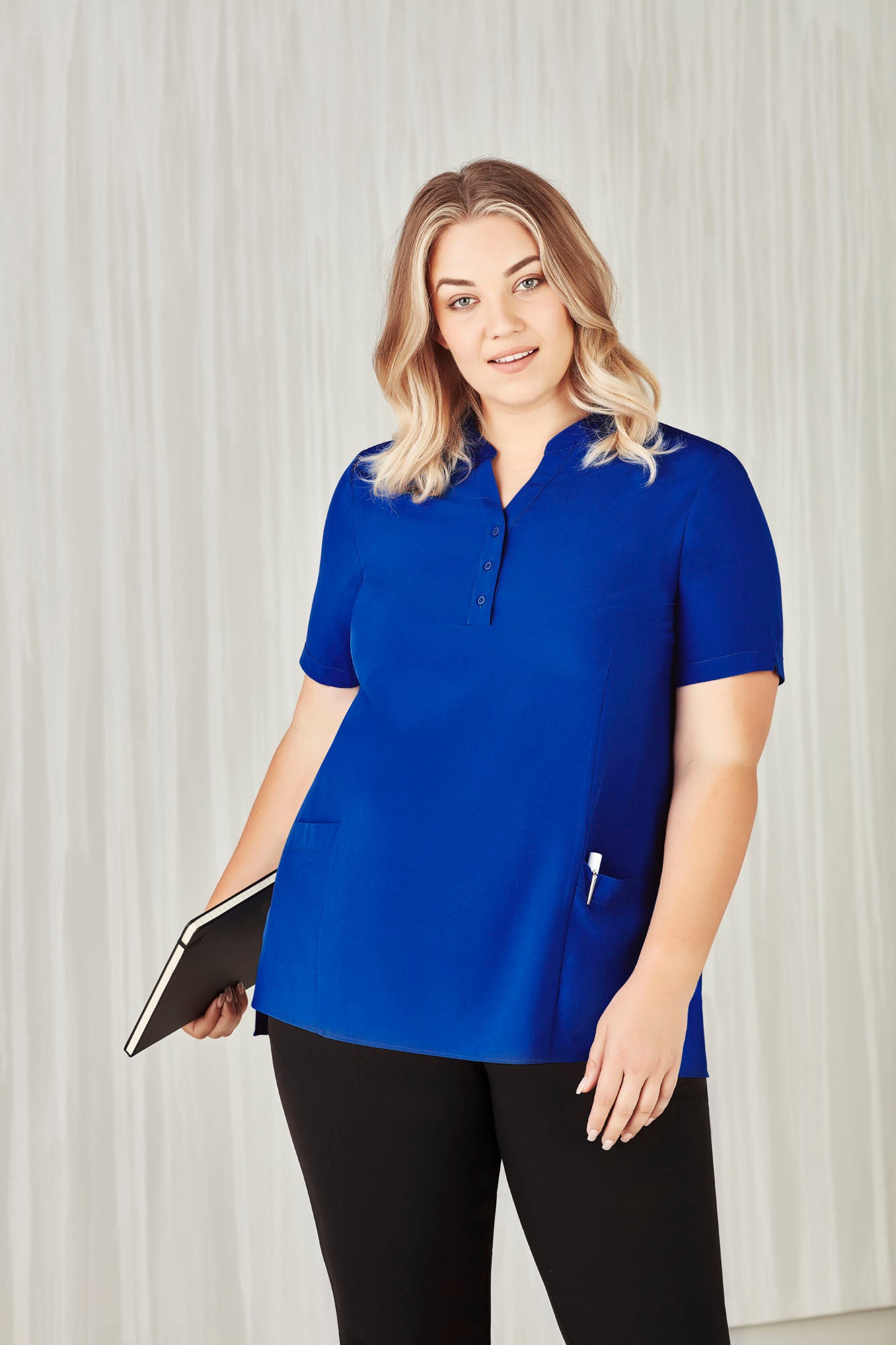 Biz Care Womens Easy Stretch Tunic CS949LS - Star Uniforms Australia