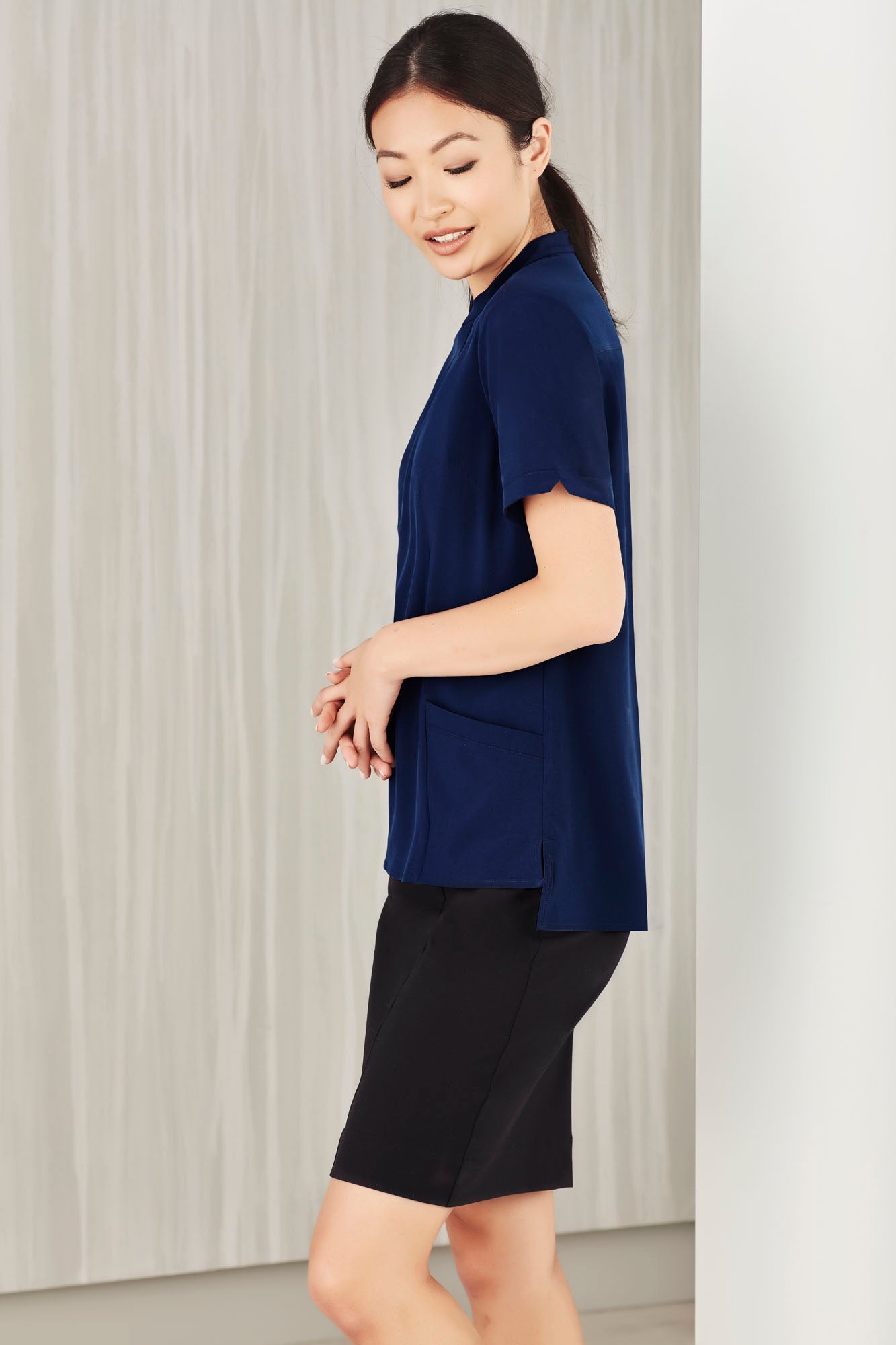 Biz Care Womens Easy Stretch Tunic CS949LS - Star Uniforms Australia