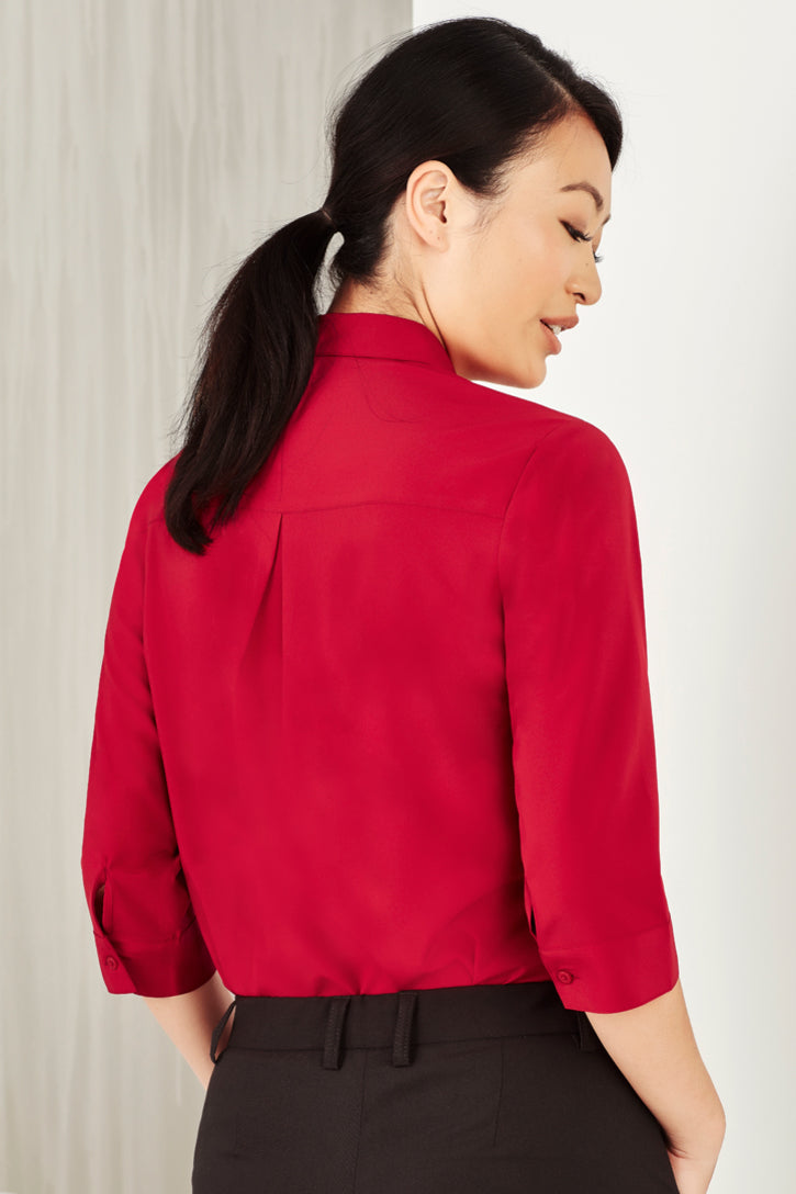 Biz Care Womens Easy Stretch 3/4 Sleeve Shirt CS951LT - Star Uniforms Australia