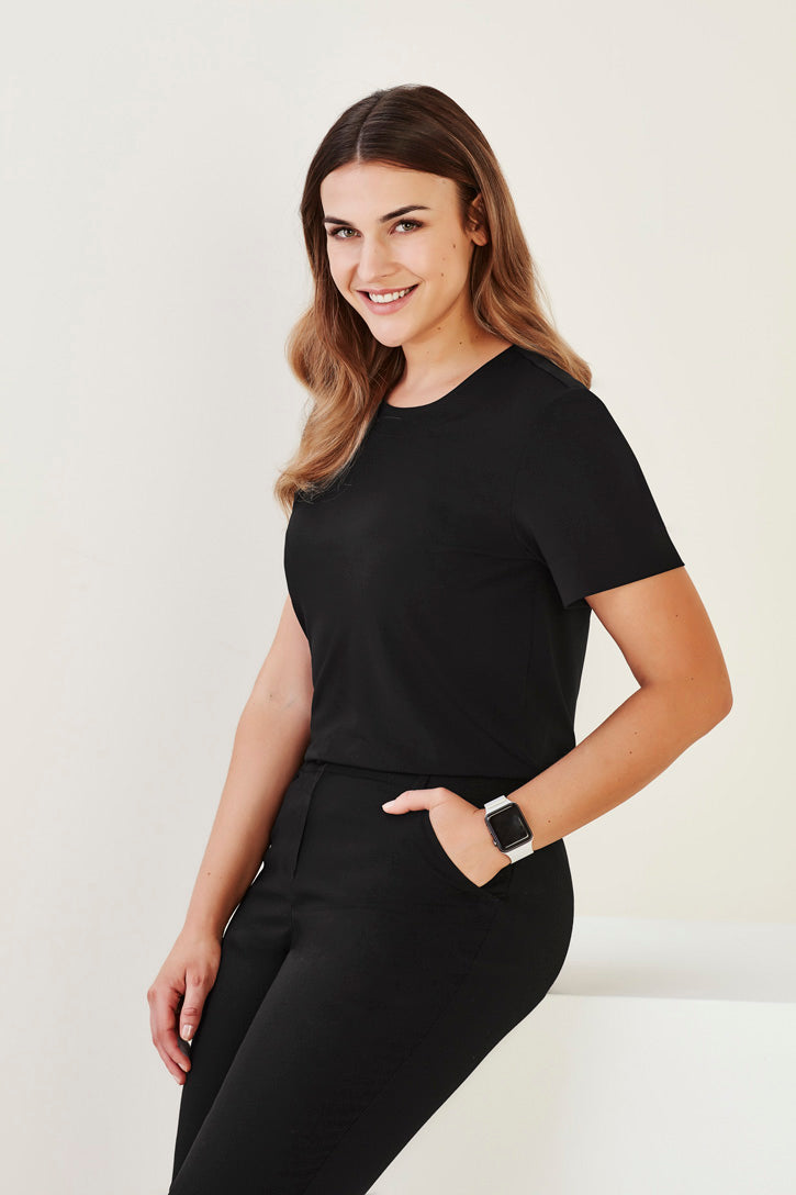 Biz Care Womens Soft Jersey T-Top CS952LS