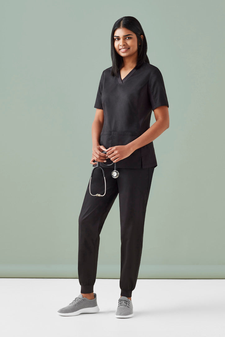 Biz Care-Womens Riley Slim Leg Jogger Scrub Pant-CSP042LL