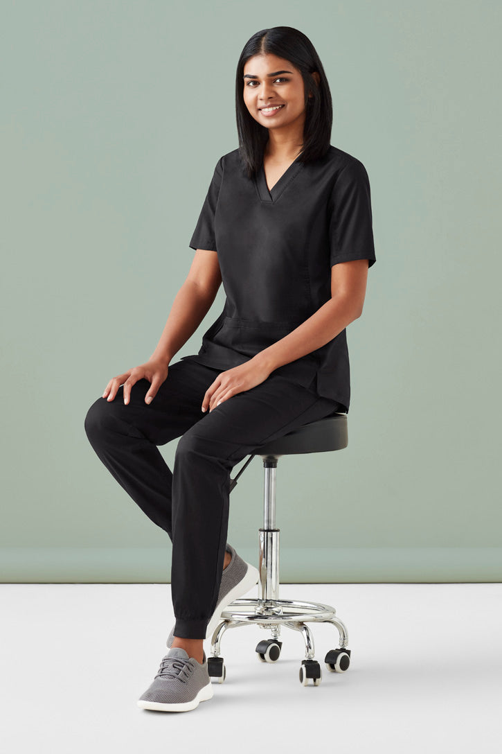 Biz Care-Womens Riley Slim Leg Jogger Scrub Pant-CSP042LL