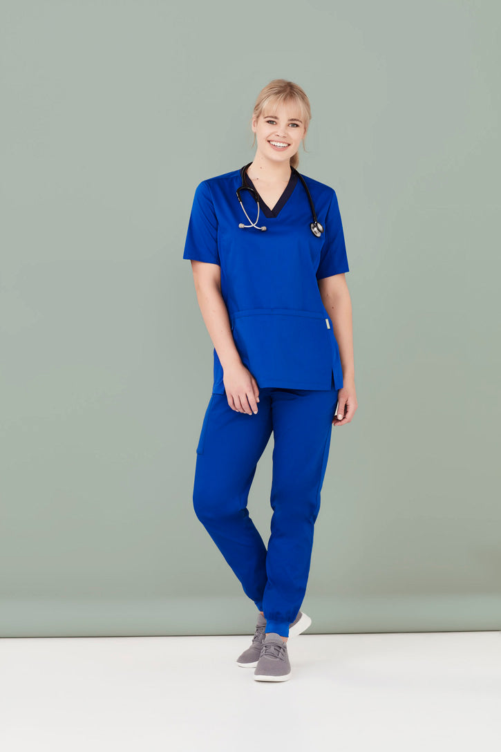 Biz Care-Womens Riley Slim Leg Jogger Scrub Pant-CSP042LL
